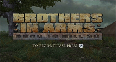 Brothers in Arms: Road to Hill 30 - Screenshot - Game Title Image