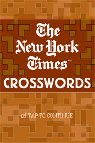 The New York Times Crosswords - Screenshot - Game Title Image