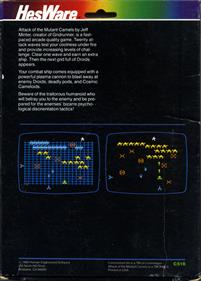 Gridrunner II: Attack of the Mutant Camels - Box - Back Image