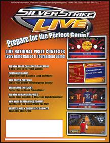 Silver Strike X Bowling Home Edition - Advertisement Flyer - Front Image