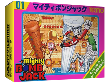 Mighty Bomb Jack - Box - 3D Image