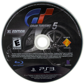 Gran Turismo 5: XL Edition - Disc Image