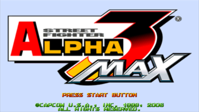 Street Fighter Alpha 3 MAX - Screenshot - Game Title Image