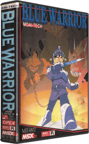 Blue Warrior - Box - 3D Image