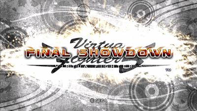 Virtua Fighter 5 Final Showdown - Screenshot - Game Title Image