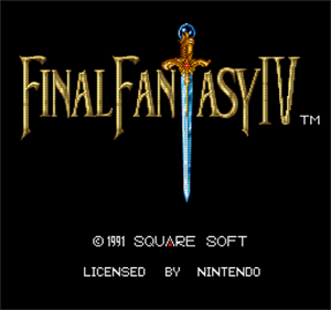 Final Fantasy II - Screenshot - Game Title Image