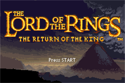 The Lord of the Rings: The Return of the King - Screenshot - Game Title Image