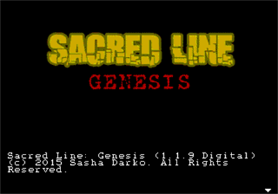 Sacred Line Genesis - Screenshot - Game Title Image