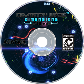Geometry Wars 3: Dimensions Evolved - Fanart - Disc Image
