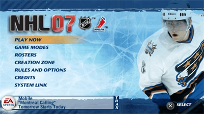 NHL 07 - Screenshot - Game Title Image