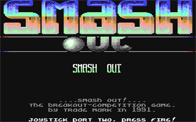 Smash Out - Screenshot - Game Title Image