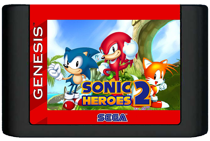 Sonic the Hedgehog 2 Classic Heroes Sega Genesis Video Game. 