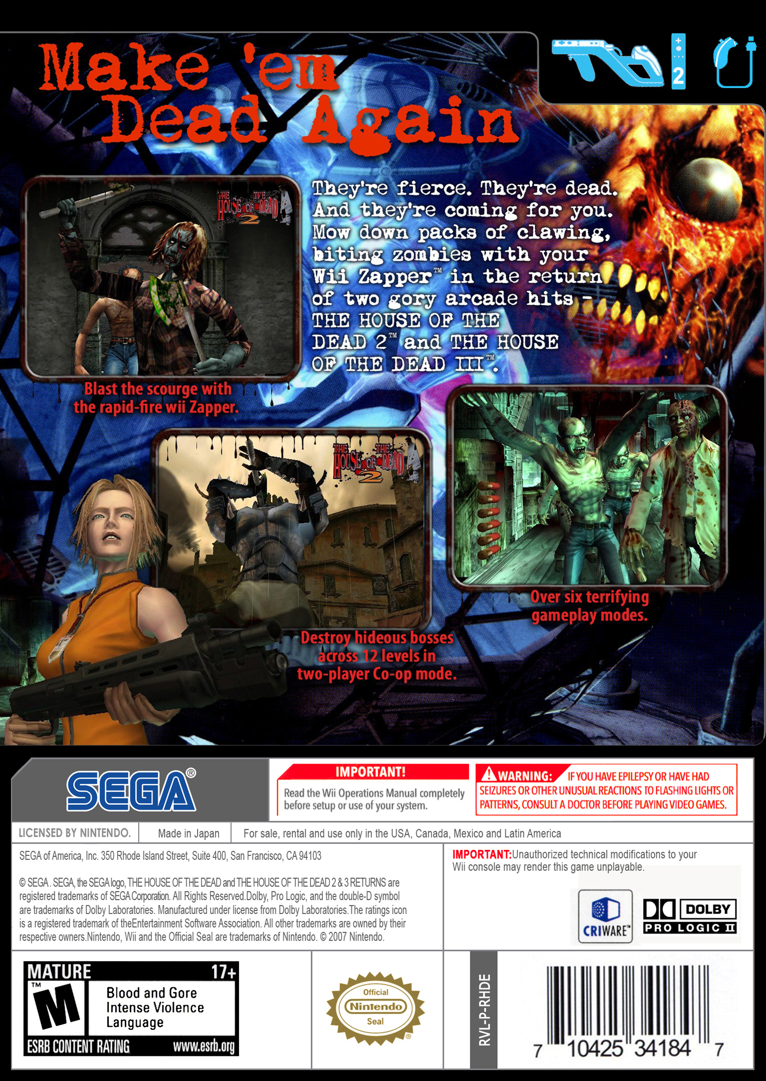 the house of the dead 2 and 3 return wii download