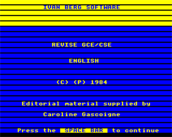 English - Screenshot - Game Title Image