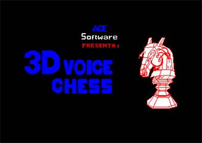 3~D Voice Chess - Screenshot - Game Title Image