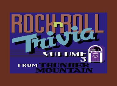 Rock 'n Roll Trivia: Volume 3 - Screenshot - Gameplay Image