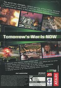 Act of War: Direct Action - Box - Back Image