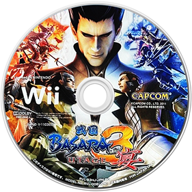 Sengoku Basara 3: Utage - Disc Image