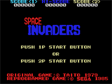 Space Invaders - Screenshot - Game Title Image