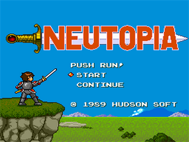 Neutopia - Screenshot - Game Title Image