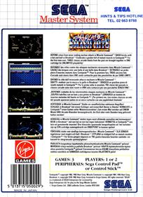 Arcade Smash Hits - Box - Back Image