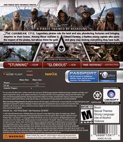 Assassin's Creed IV: Black Flag - Box - Back Image