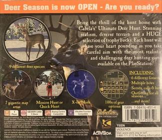 Cabela's Ultimate Deer Hunt: Open Season - Box - Back Image