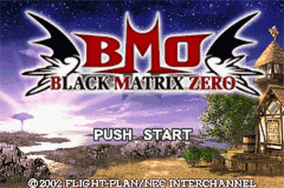 Black Matrix Zero - Screenshot - Game Title Image