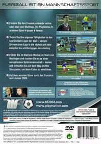World Tour Soccer 2005 - Box - Back Image