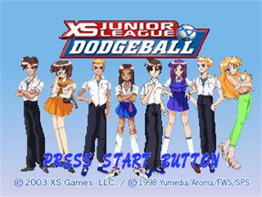 XS Junior League Dodgeball - Screenshot - Game Title Image