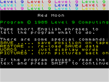 Red Moon - Screenshot - Game Title Image