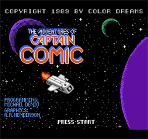 Captain Comic: The Adventure - Screenshot - Game Title Image