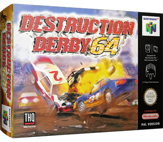 Destruction Derby 64 - Box - 3D Image