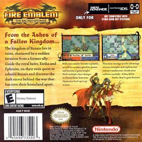 Fire Emblem: The Sacred Stones - Box - Back Image
