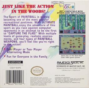 Ultimate Paintball - Box - Back Image