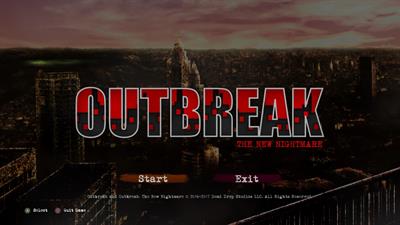 Outbreak: The New Nightmare - Screenshot - Game Title Image