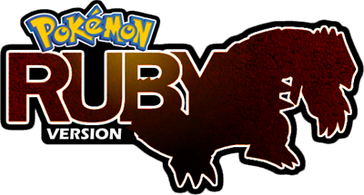Pokémon Ruby Version - Clear Logo Image
