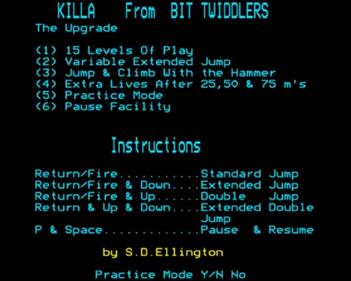 Killa: The Upgrade - Screenshot - Game Title Image