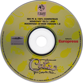 Catz: Your Computer Petz - Disc Image