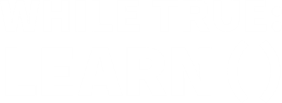 While True: Learn() - Clear Logo Image