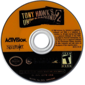 Tony Hawk's Underground 2 - Disc Image