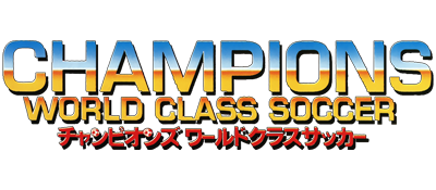 Champions World Class Soccer - Clear Logo Image