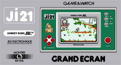 Donkey Kong Jr. (New Wide Screen) - Box - Front - Reconstructed Image