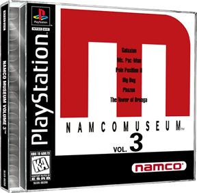 Namco Museum Vol. 3 - Box - 3D Image