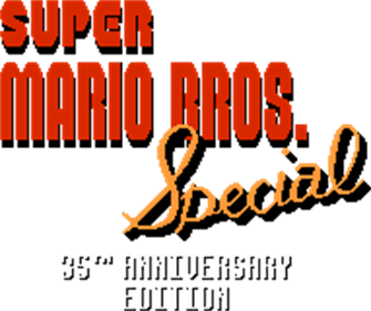 Super Mario Bros. Special : 35th Anniversary - Clear Logo Image