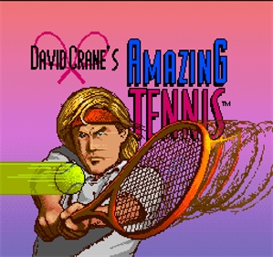David Crane's Amazing Tennis - Screenshot - Game Title Image
