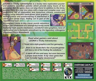 Leona's Tricky Adventures - Box - Back Image