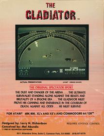 The Gladiator - Box - Back Image