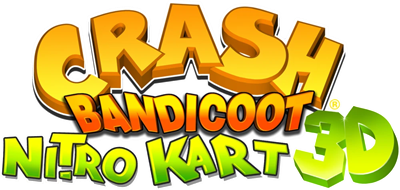 Crash Bandicoot Nitro Kart 3D - Clear Logo Image