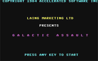 Galactic Assault - Screenshot - Game Title Image